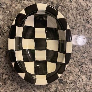 Mackenzie Childs Courtly Check Soap Dish